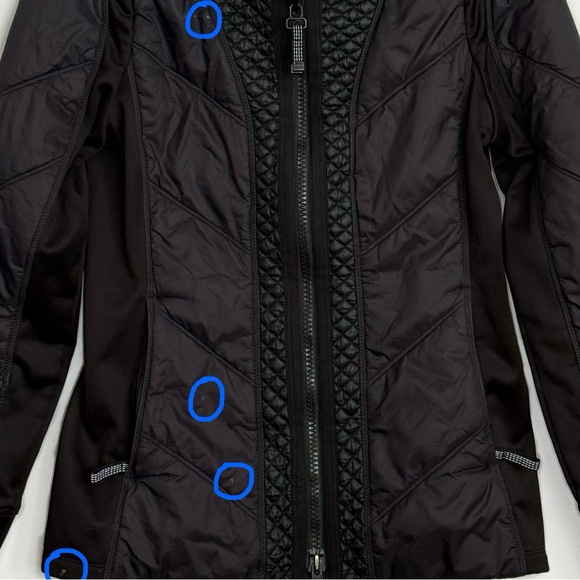 Athleta Rock Ridge Primaloft Jacket Quilted Hooded, Black size S - Picture 5 of 7